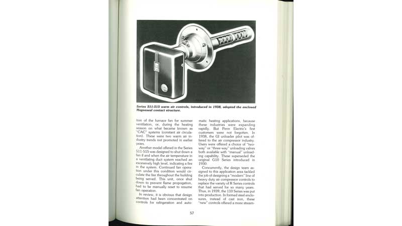 The  Magnaseal, a completely enclosed precision snap switch used in many different controls